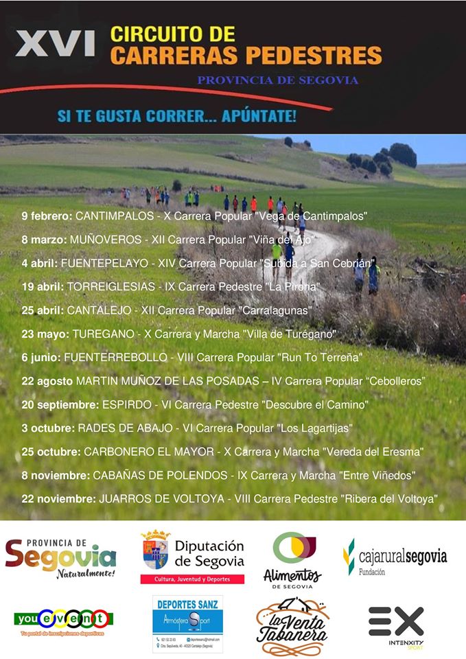 XVI Circuito de Carreras Pedrestres de Segovia
