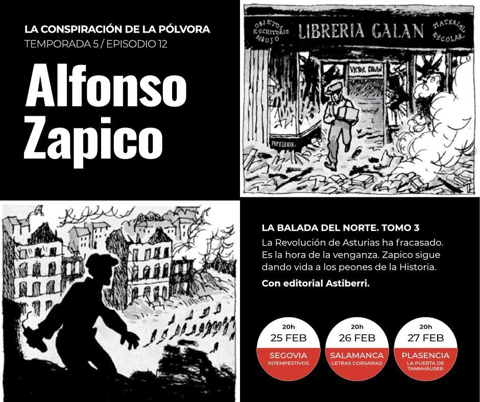 Alfonso Zapico presenta La balada del norte 3 en Intempestivos Segovia 
