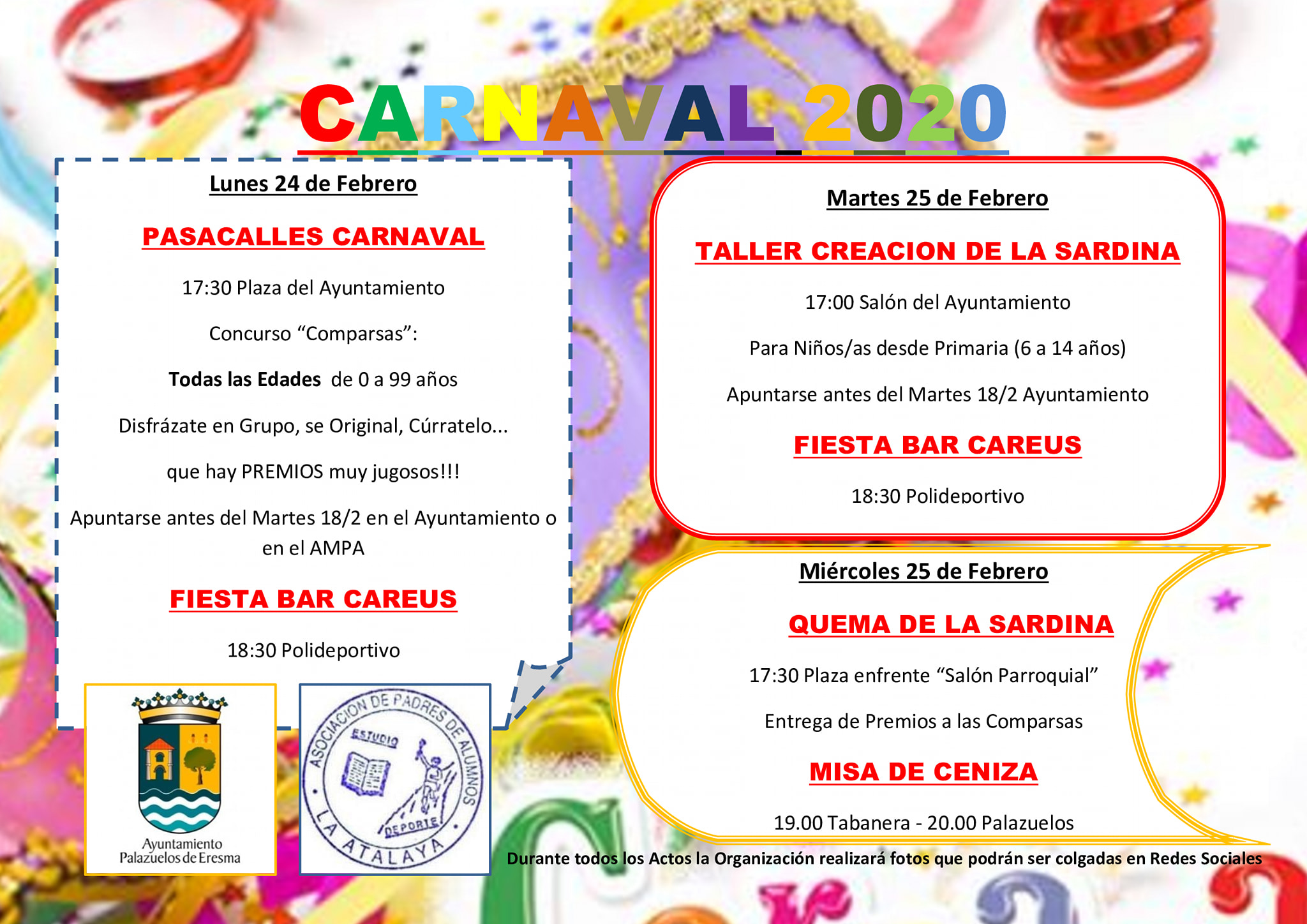 Carnaval 2020 en Palazuelos de Eresma