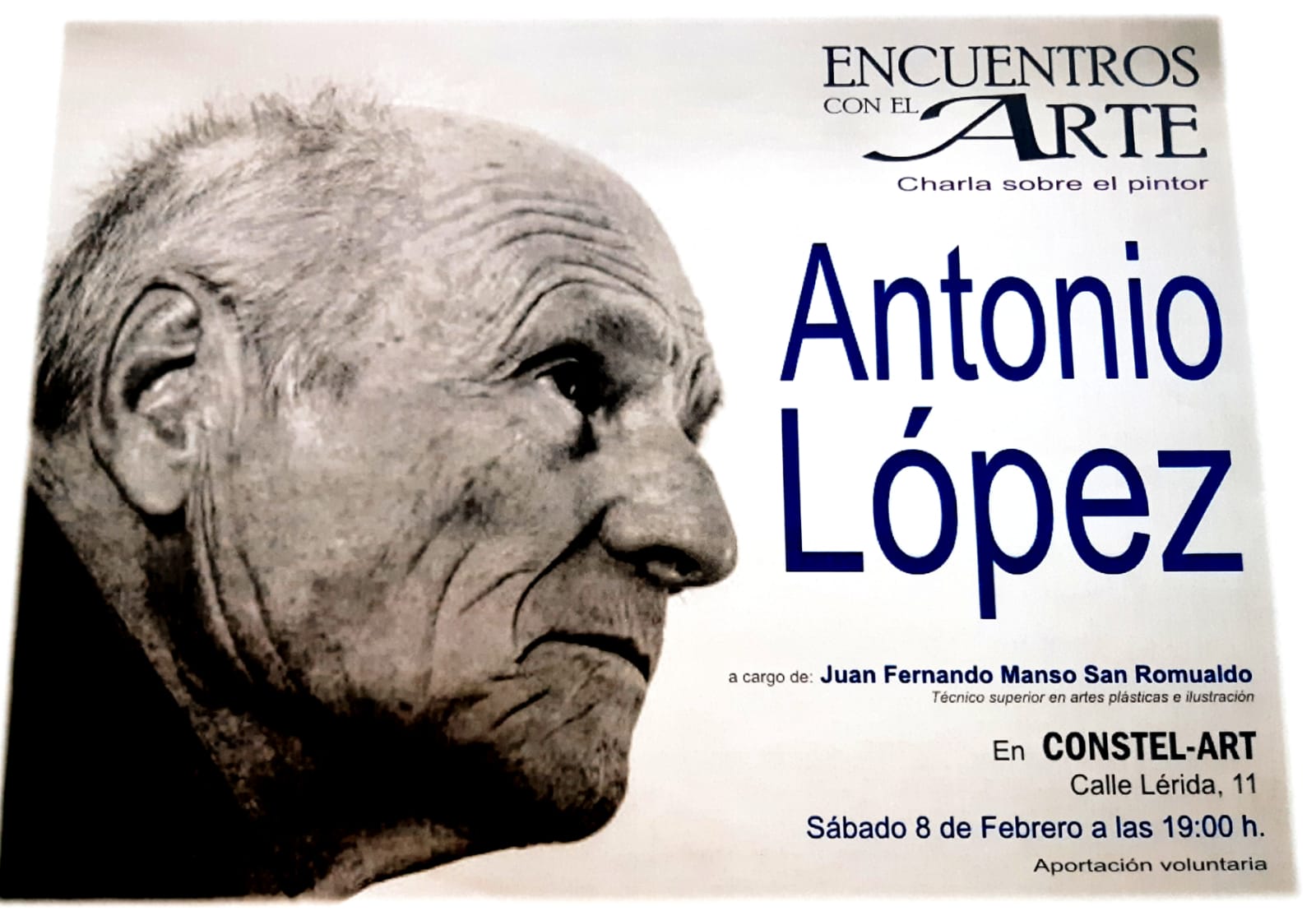 Charla sobre el pintor Antonio López