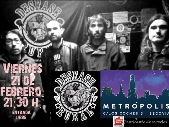 Concierto de Desfase Rural en Metrópolis