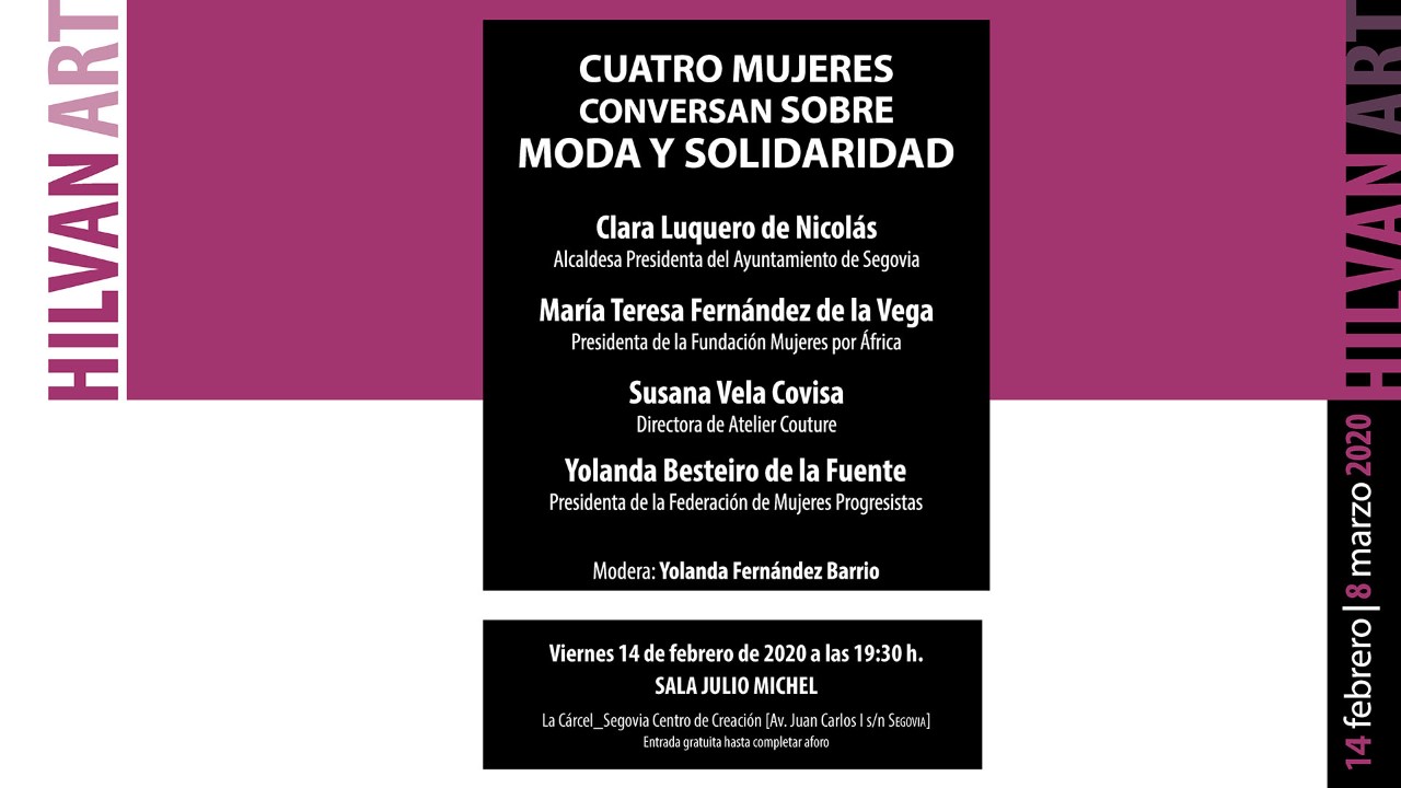 Cuatro mujeres conversan sobre moda y solidaridad