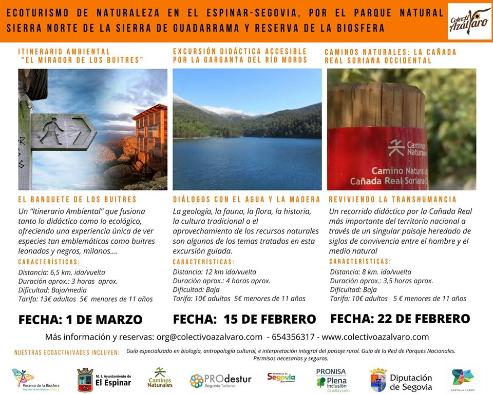 Excursión didáctica por la Garganta del Río Moros