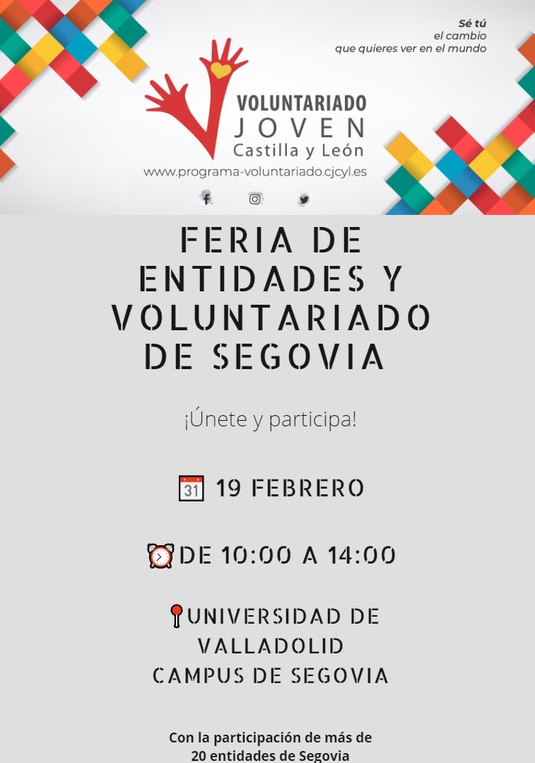 Feria de Entidades y Voluntariado de Segovia