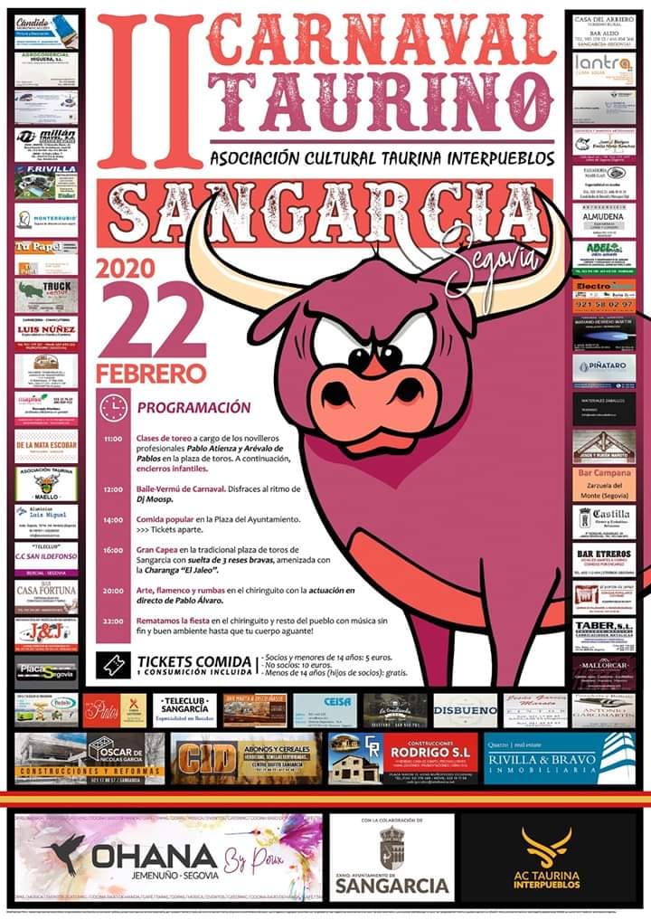 II Carnaval Taurino en Sangarcía