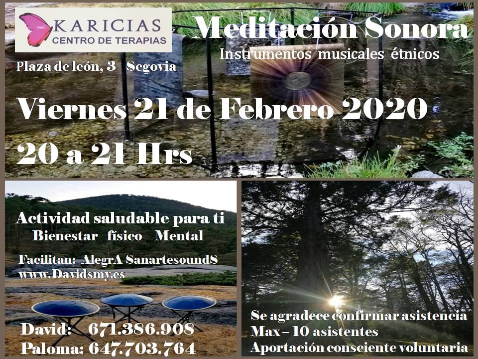 Meditación Sonora en Centro Karicias