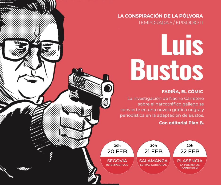 Presentación de la adaptación al cómic de "Fariña" en Segovia