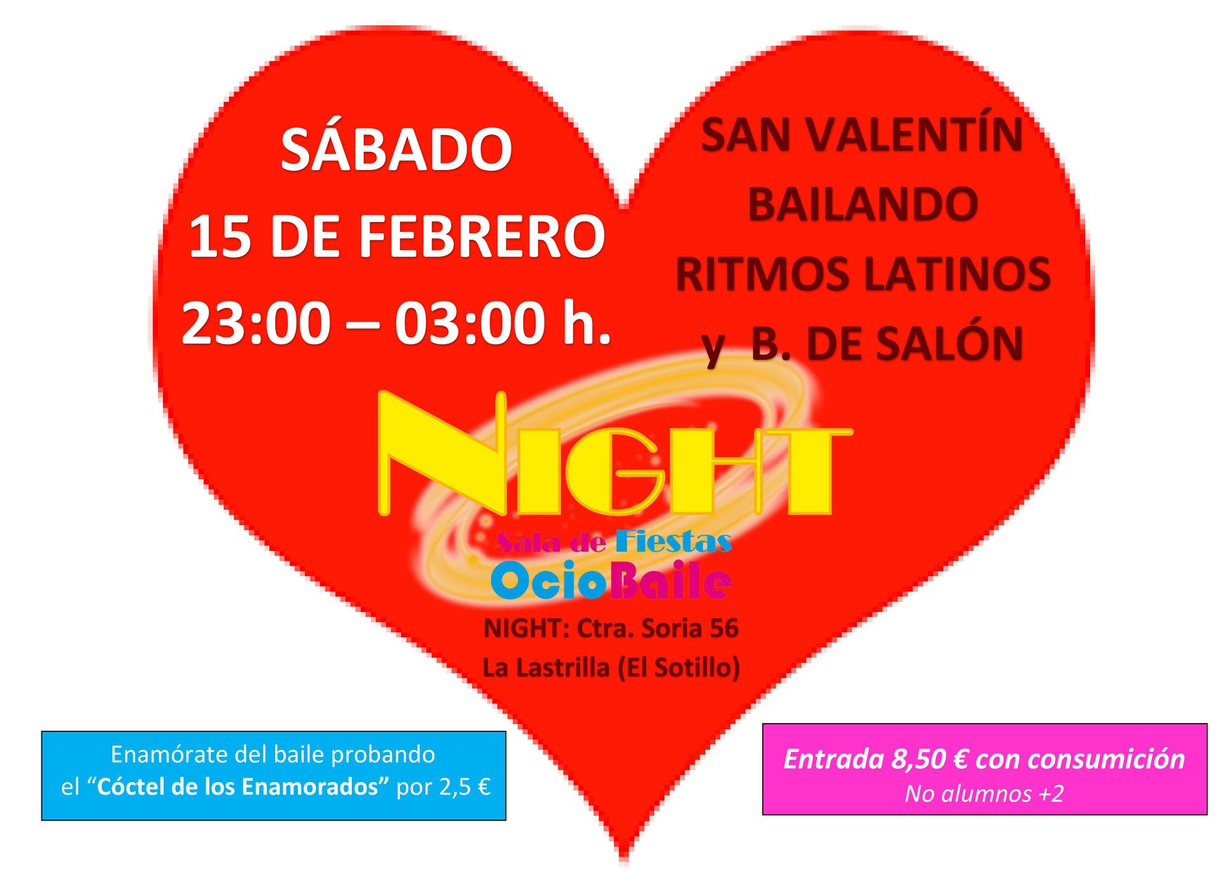 San Valentín en la Sala Night