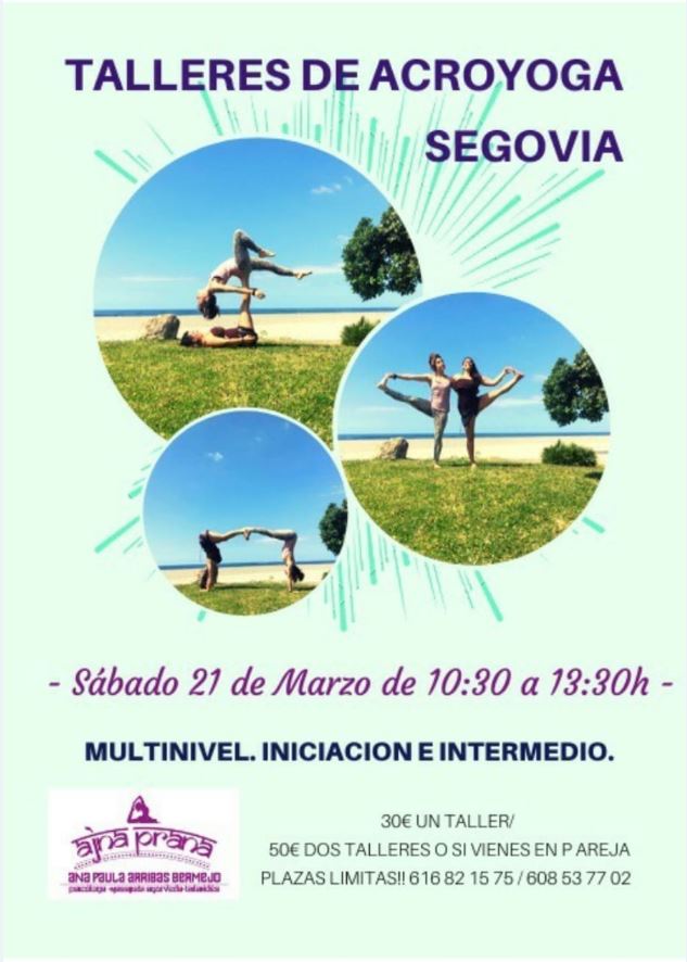 Talleres de Acroyoga en Segovia.