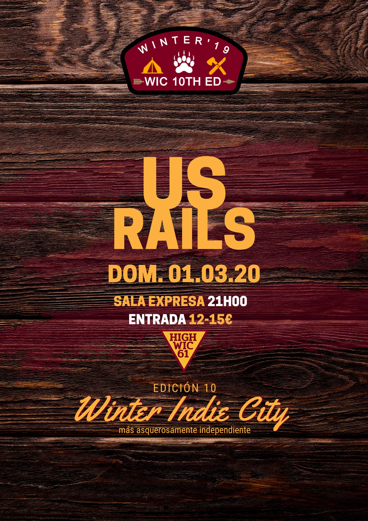 US Rails en el WIC X