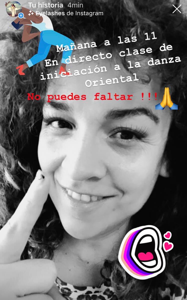 Clase de iniciación a la danza oriental (Evento en Instagram)