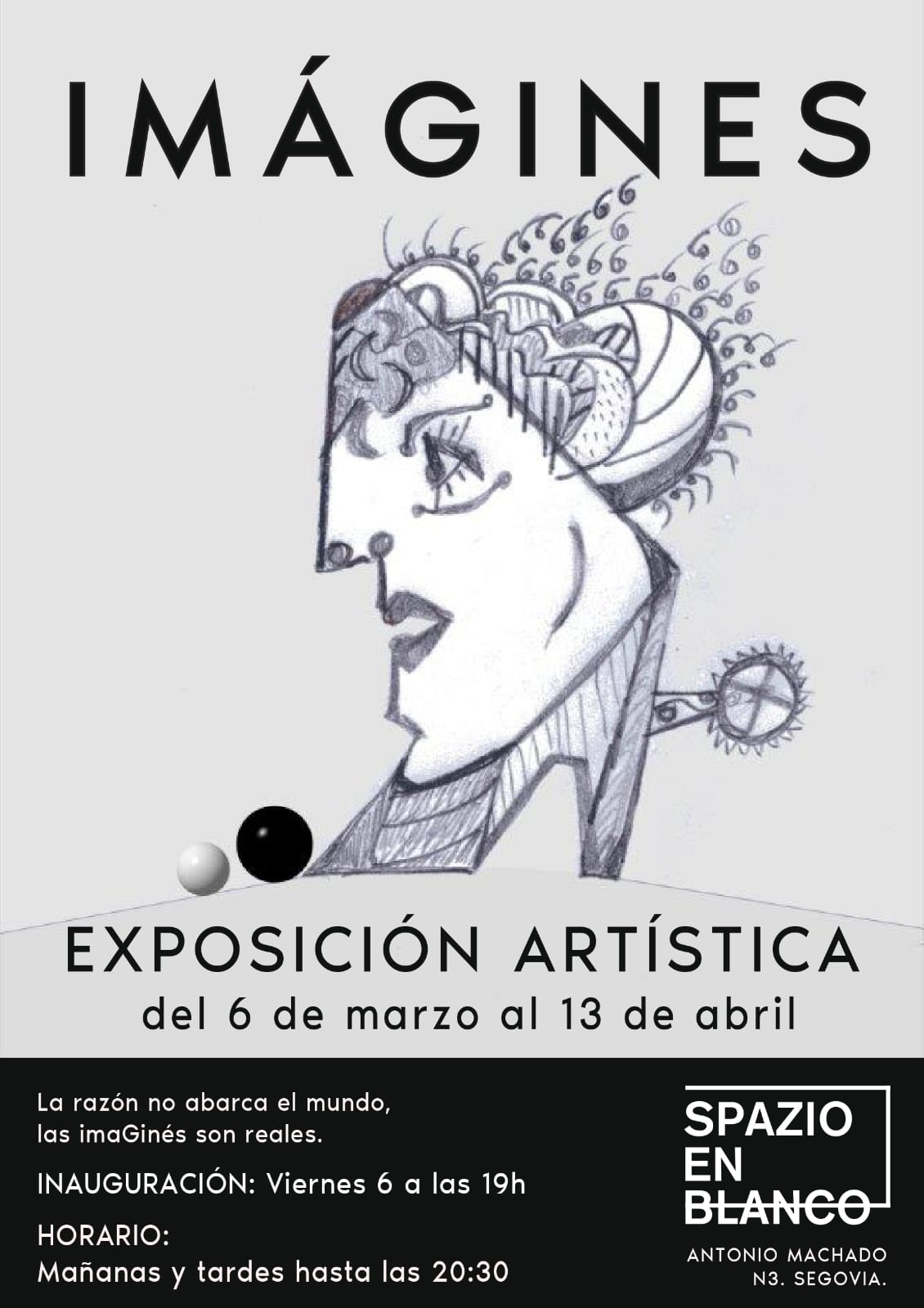 EXPOSICIÓN ARTÍSTICA IMÁGINES EN SPAZIO EN BLANCO.