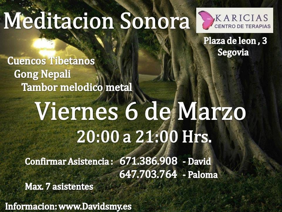 Meditación Sonora en Centro Karicias