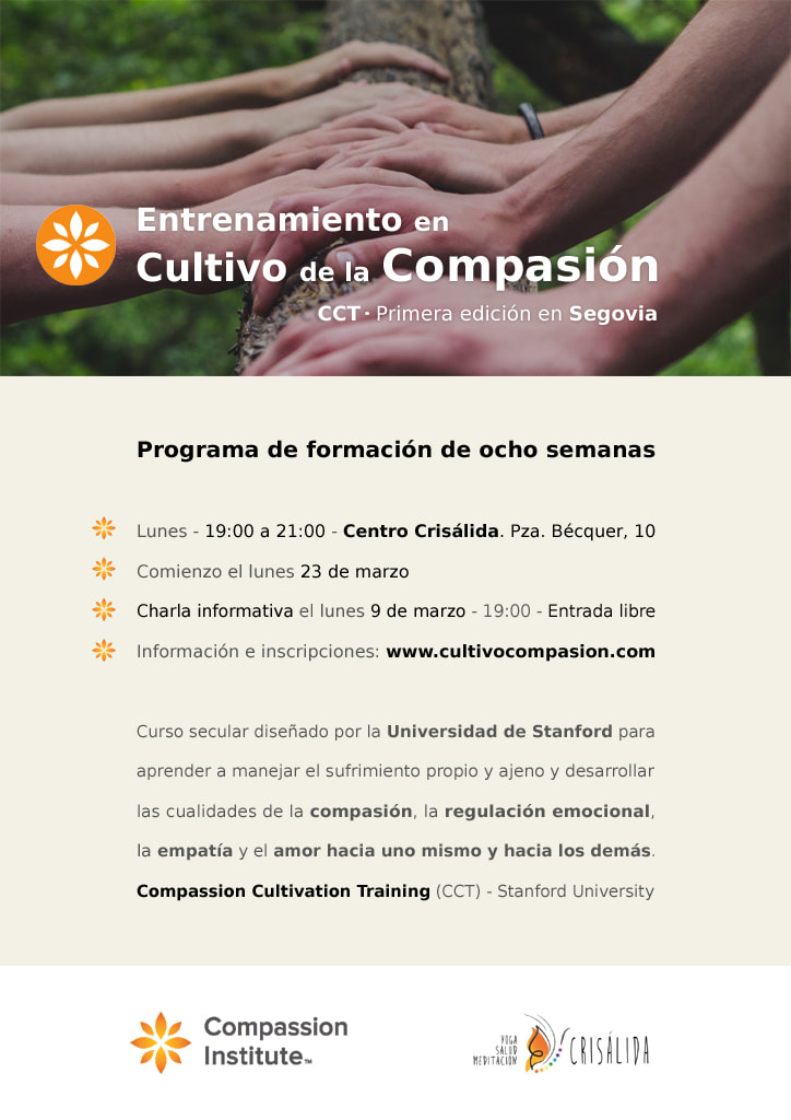 Presentación del programa Entrenamiento en Cultivo de la Compasión en Segovia