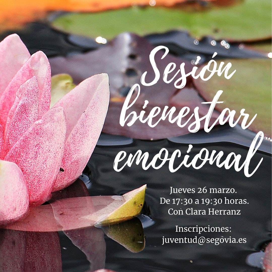 sesión de Bienestar emocional que impartirá Clara Herranz