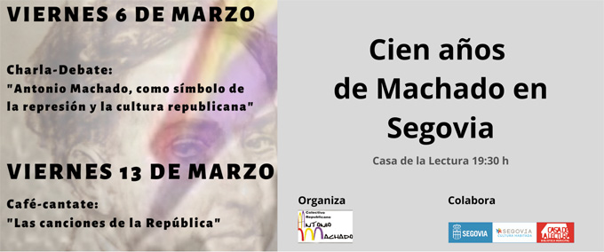Charla sobre Antonio Machado en Casa de la Lectura