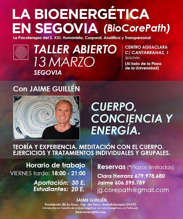 Taller: Bioenergética en Segovia