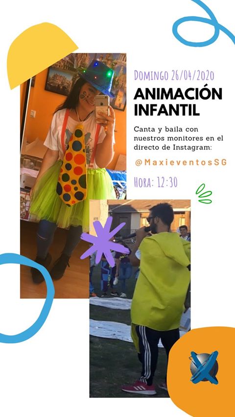 Animación infantil con MaxiEventos (Instagram)