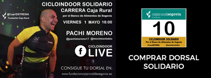 Carrera Solidaria de Ciclismo Indoor de Fundación Caja Rural