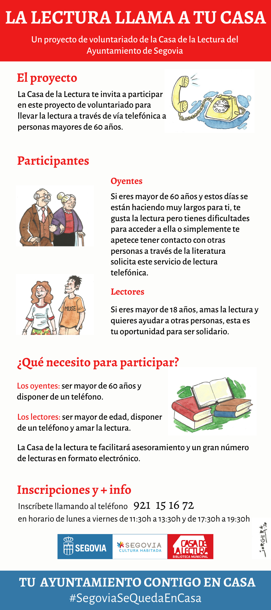 Casa de la Lectura La lectura llama a tu casa 