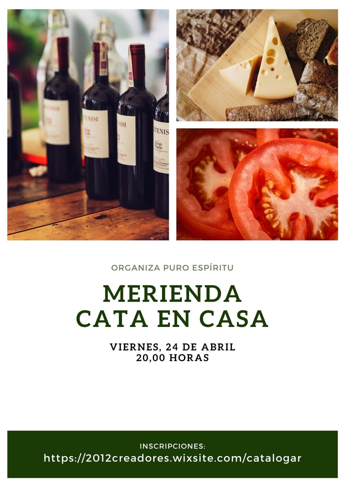 Cata compartida en el hogar Catalogar 2020 - Puro Espíritu - David Herrero Rico