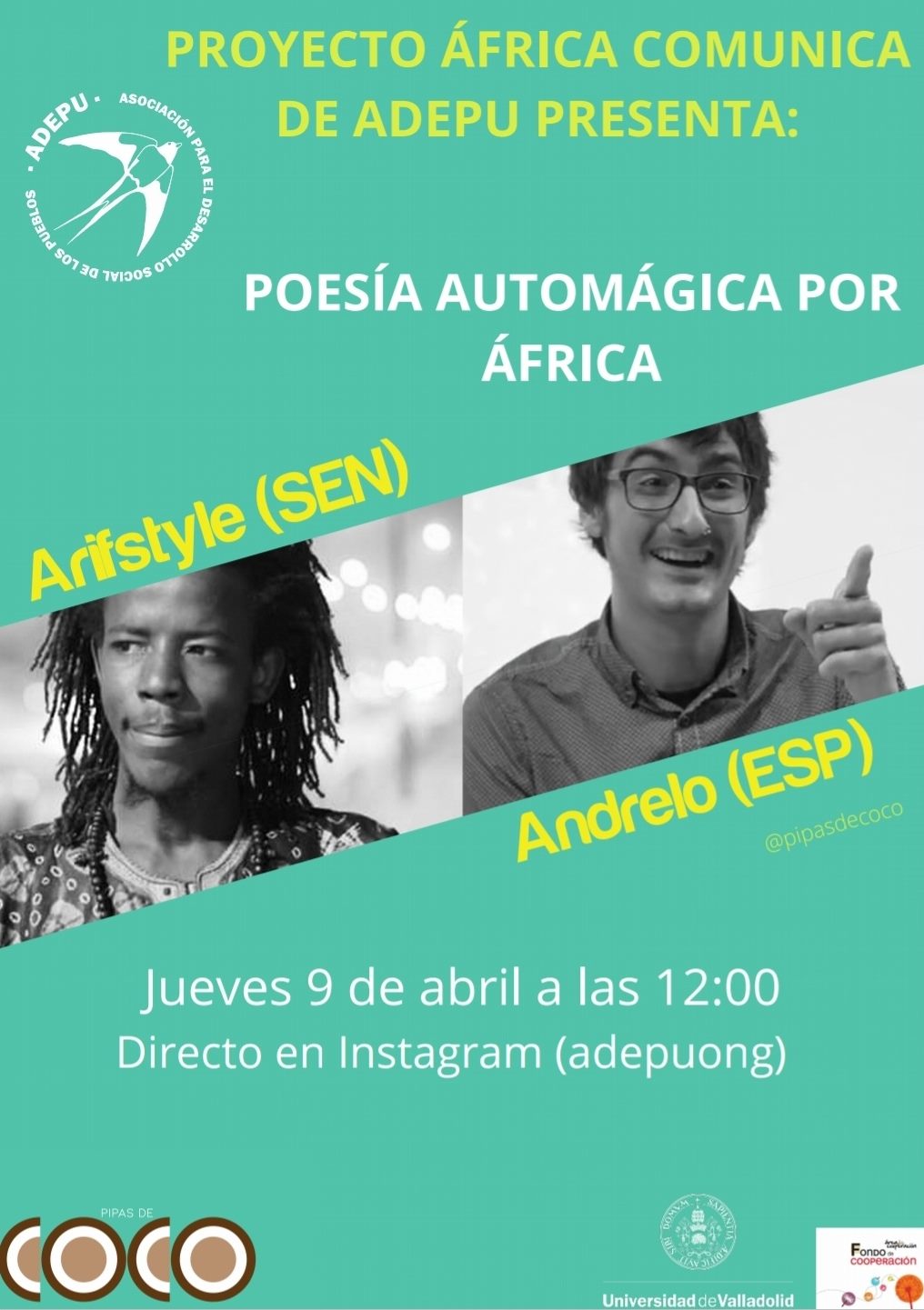 Poesía automágica por África, de la mano de Andrelo