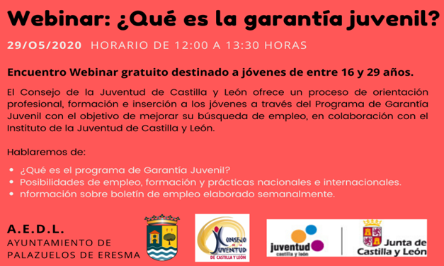 Webinar ¿Qué es Garantía Juvenil