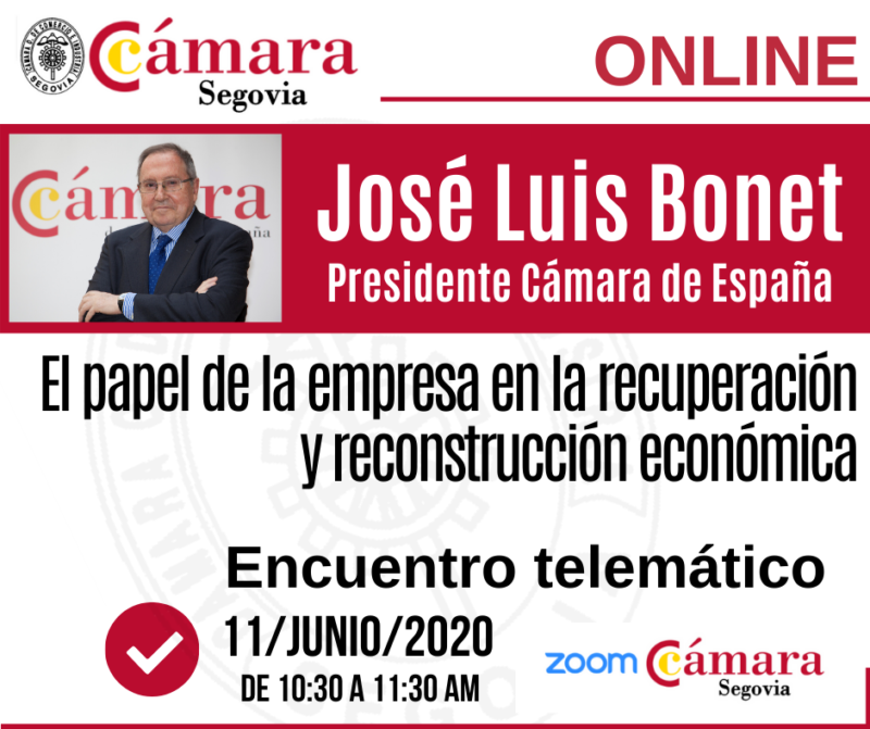 Inauguración Canal #ZoomCámaraSegovia con José Luis Bonet