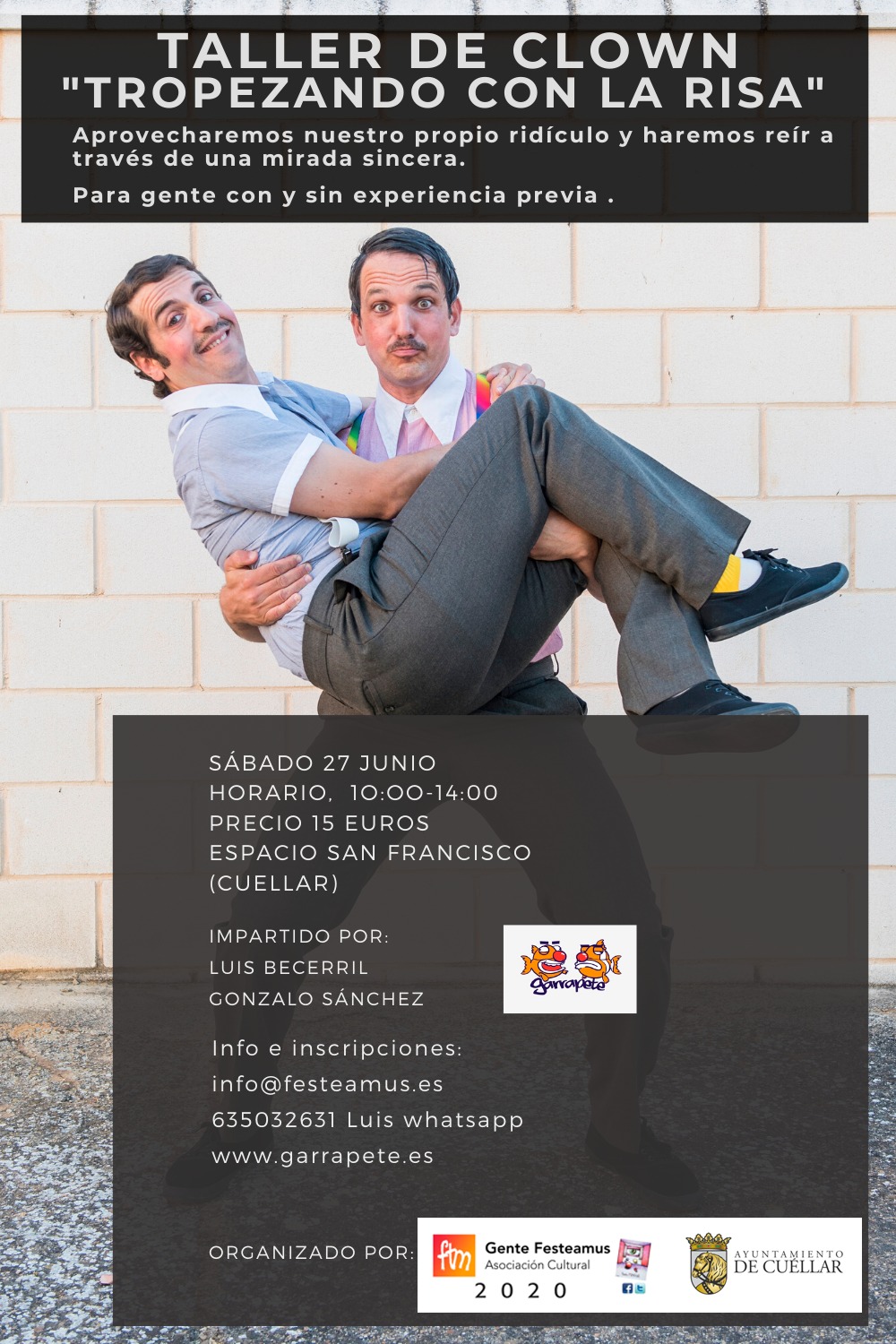 Taller de Clown 'Tropezando con la Risa' (Cuéllar)