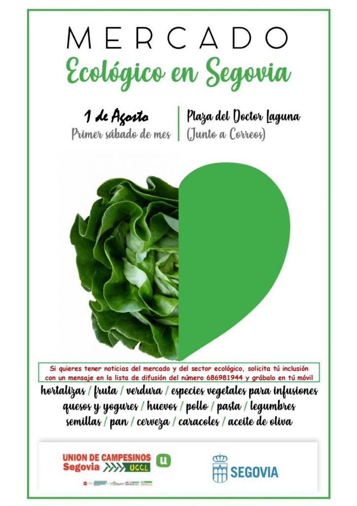 4 de agosto. Mercado Ecológico en Segovia