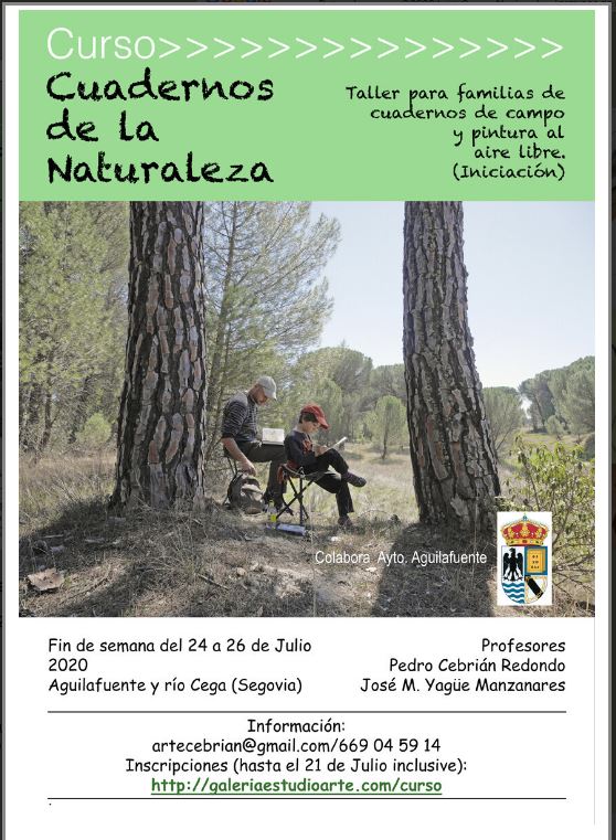 Cuadernos de la naturaleza  Taller para familias de cuadernos de campo y pintura al aire libre   