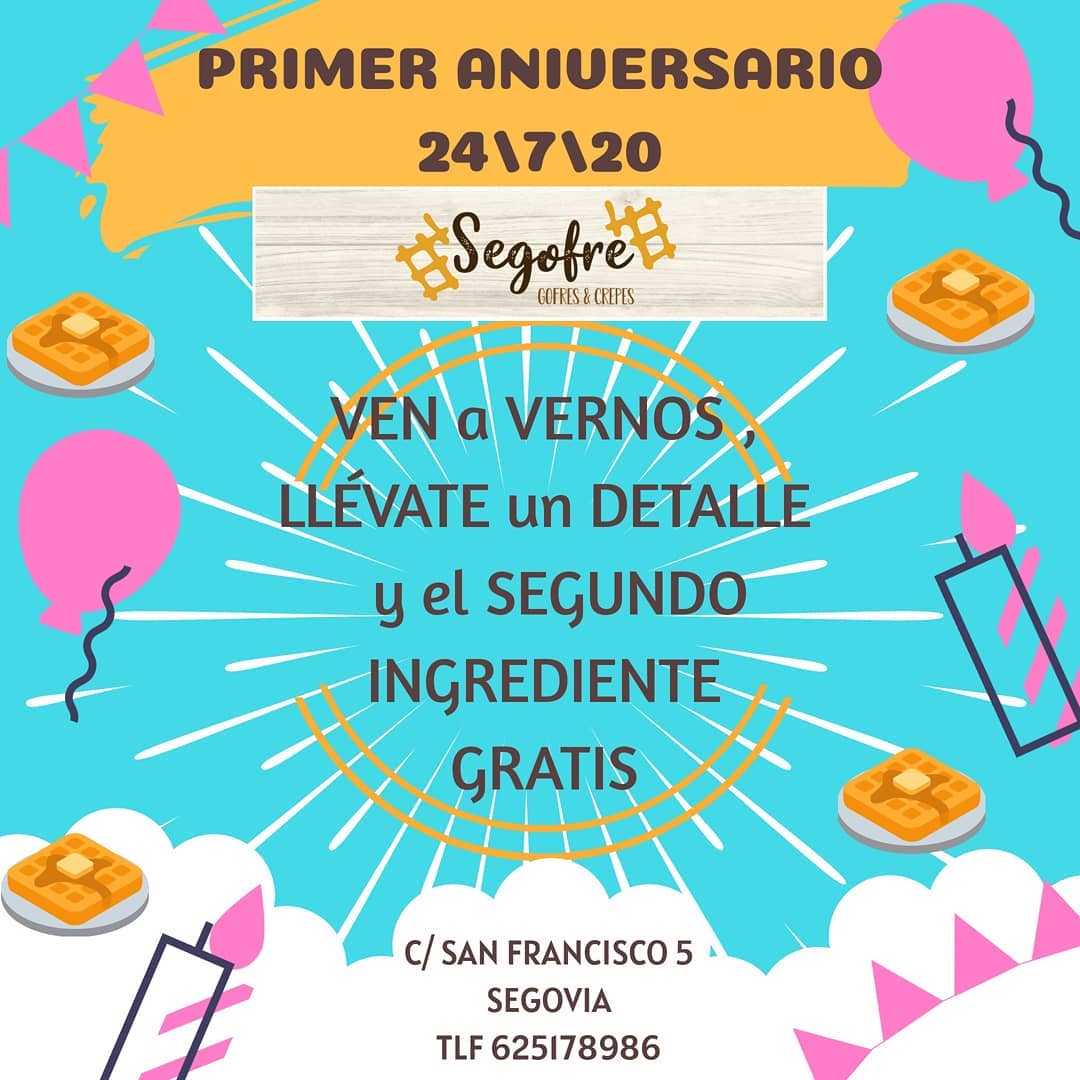 Primer aniversario de Segofre