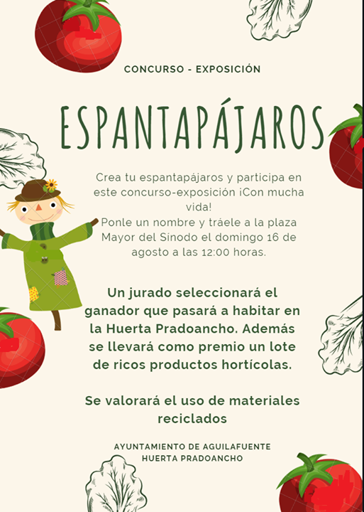 Concurso - Exposición de Espantapájaros en Aguilafuente