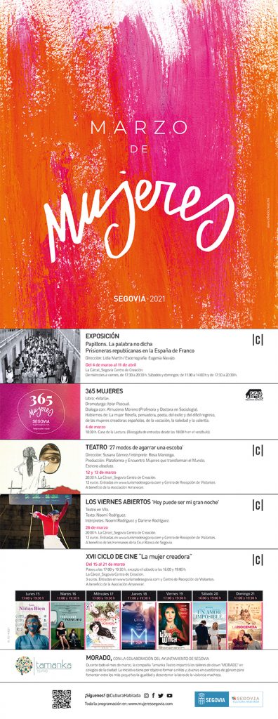 Marzo de Mujeres - Programación cultural 2021
