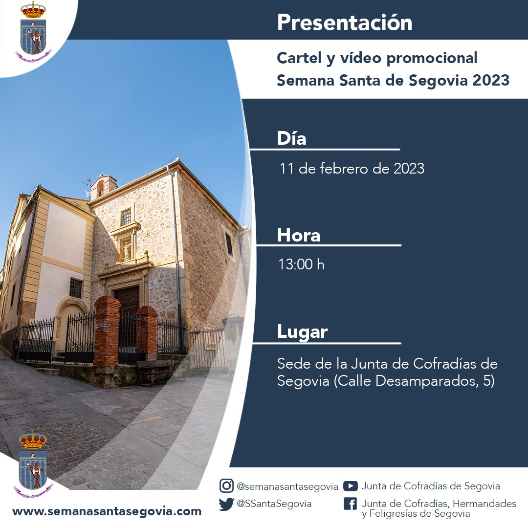 Presentación cartel y vídeo promocional Semana Santa 2023