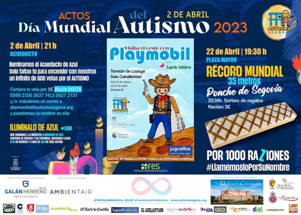 Día Mundial del Autismo 2023 - Exposición Visita el Oeste con Playmobil