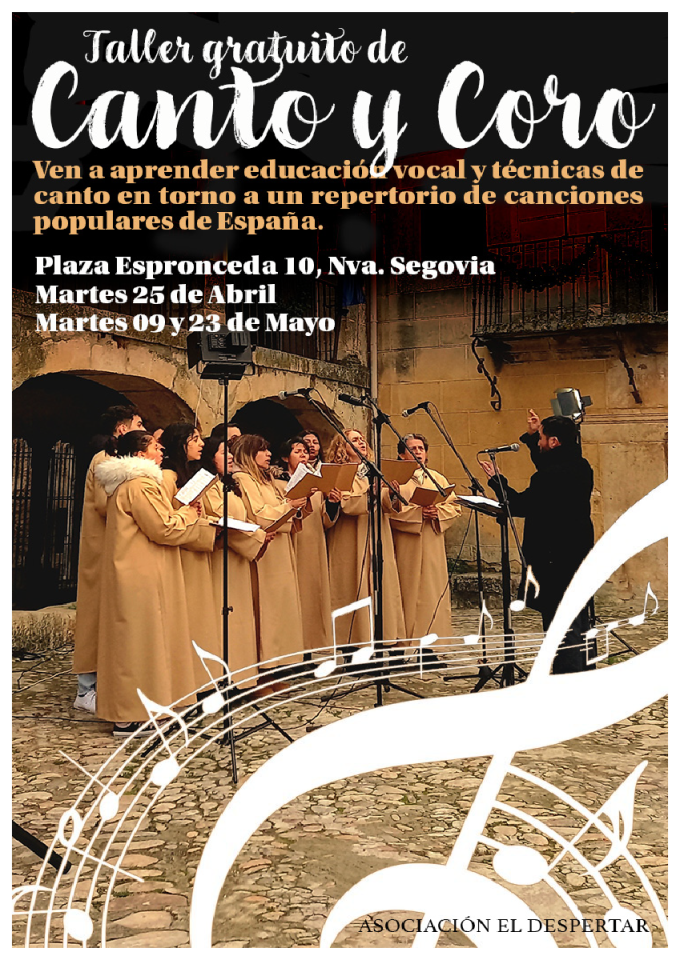 Taller de Canto y Coro de Asociación El Despertar Eventos de Segovia