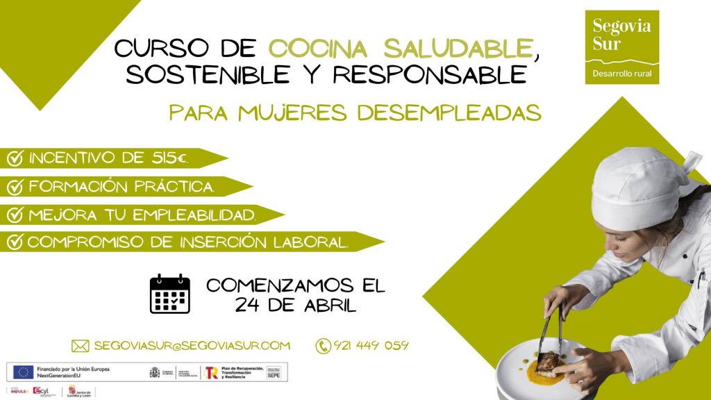 Curso de cocina saludable, sostenible y responsable