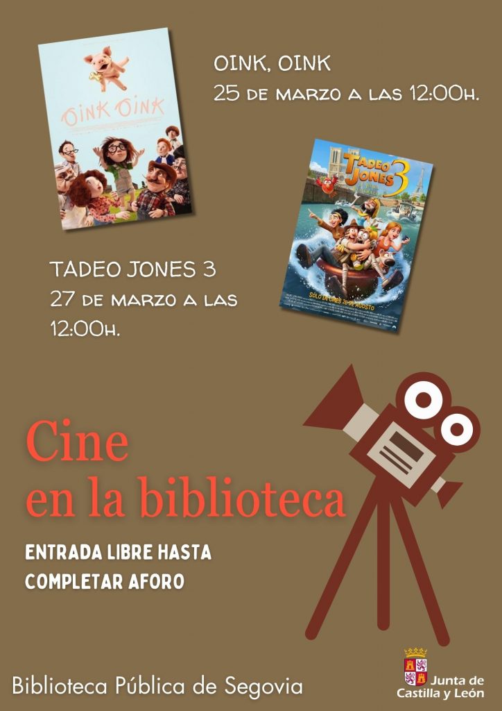 Tadeo Jones 3 en Biblioteca Pública