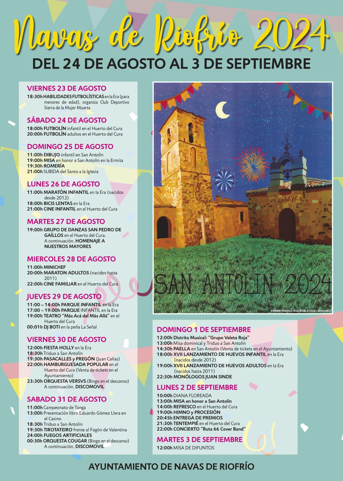 Fiestas 2024 en Navas de Riofrío - Eventos de Segovia