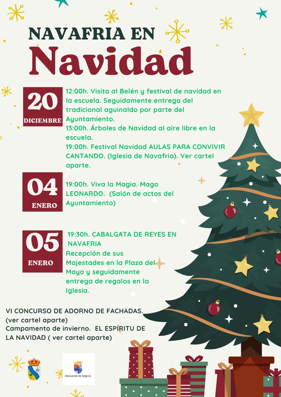 Navidad 2024 en Navafría - Eventos de Segovia