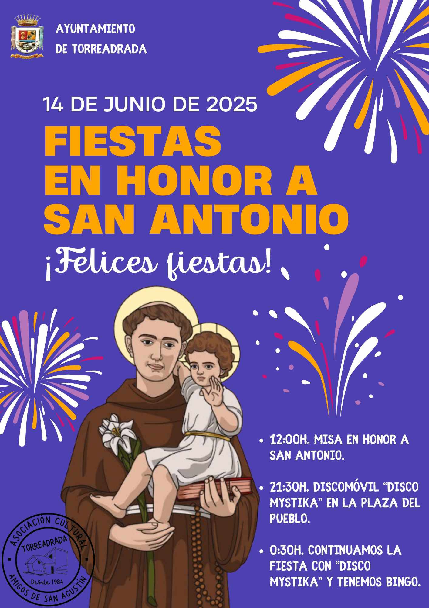 Fiestas en Honor a San Antonio 2025 en Torreadrada - Eventos de Segovia