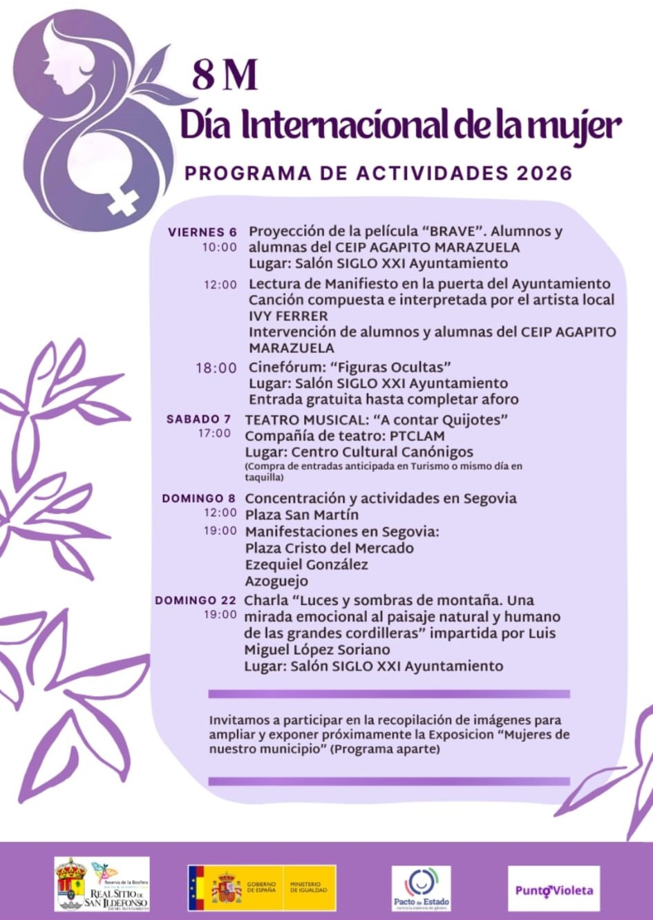 Programa de actividades por el Día Internacional de la Mujer en el Real ...