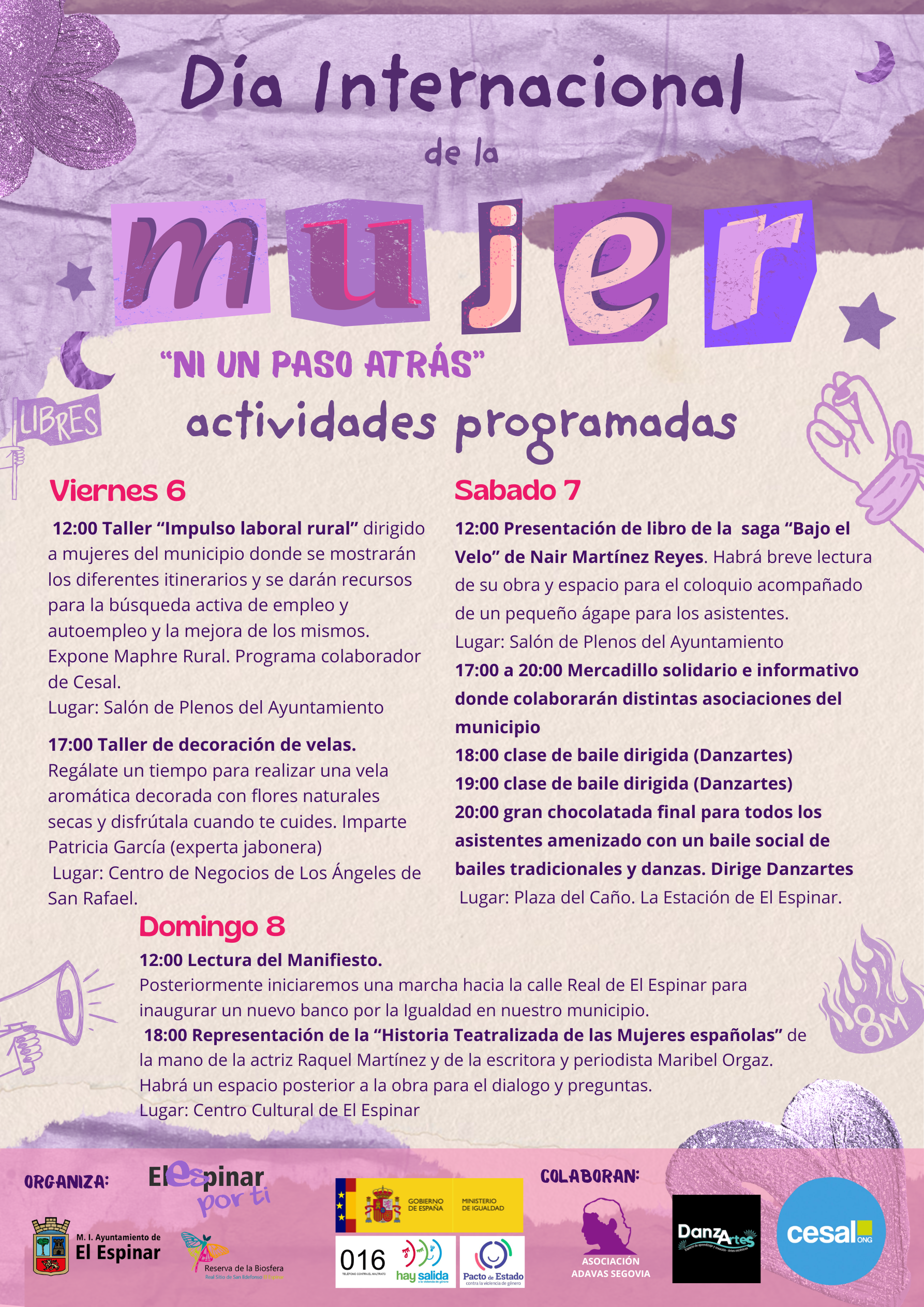 Día Internacional de la Mujer 2026 en El Espinar - Eventos de Segovia